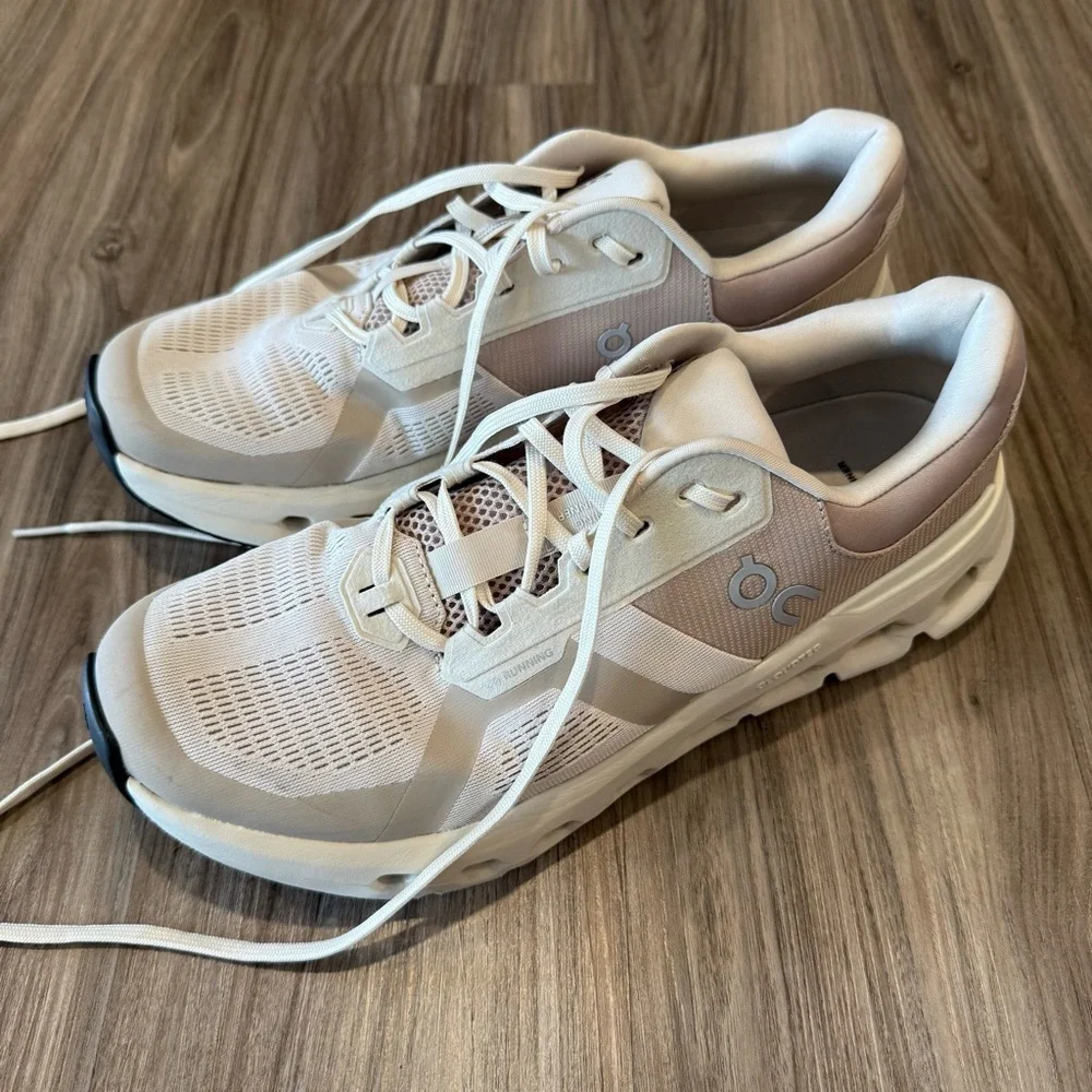 On Running Cloudrunner 2 Neutral Cream/Beige Performance Sneakers